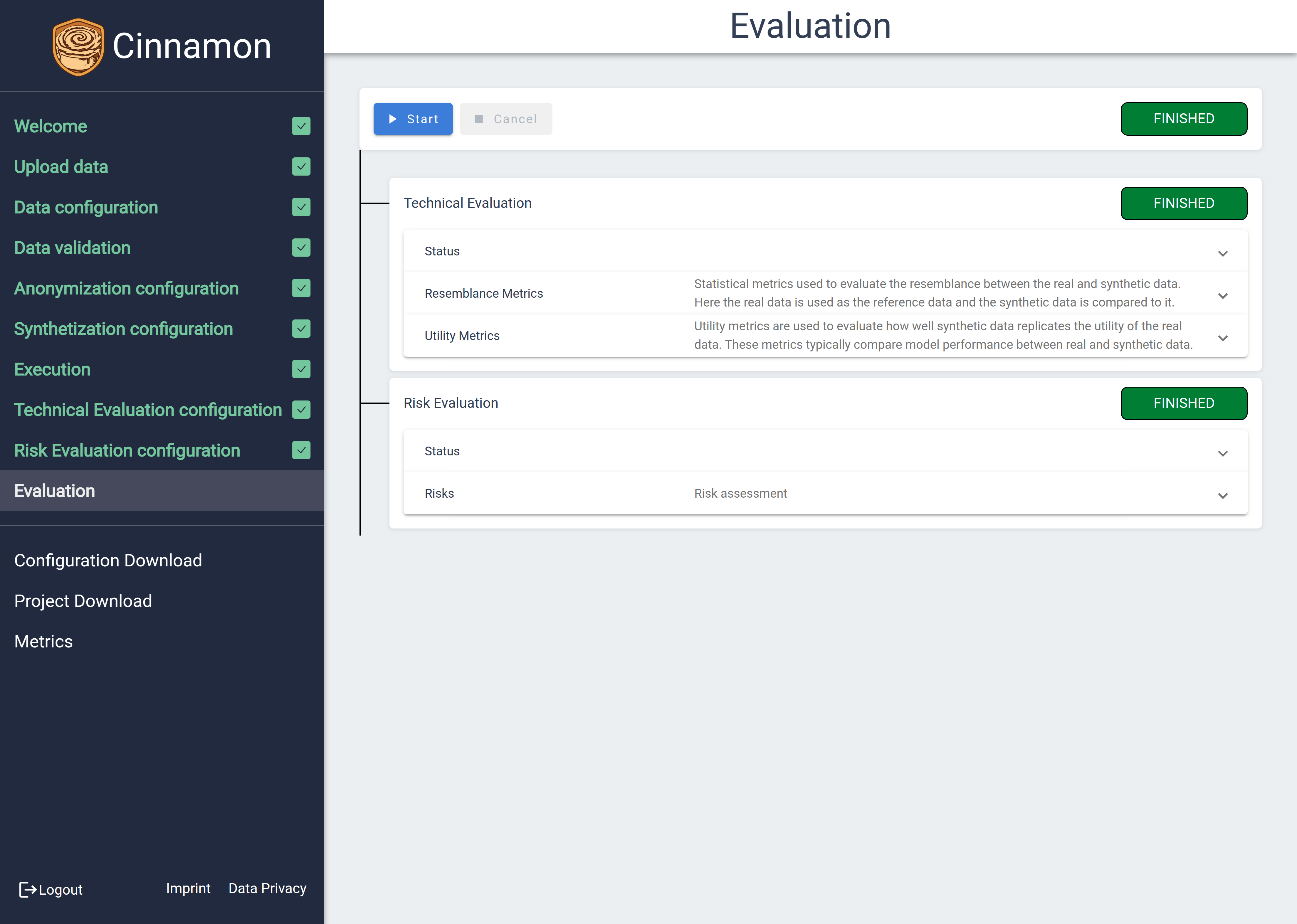 Data Validation Page